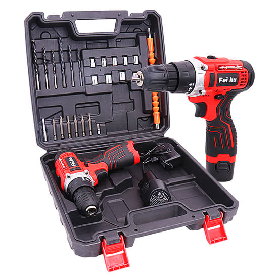 FEIHU Home Improvement and DIY Projects 12V Cordless Drill 28Sets with Versatile Drill Kits and Essential Tools